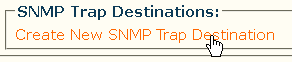 Snmp cfg create trap