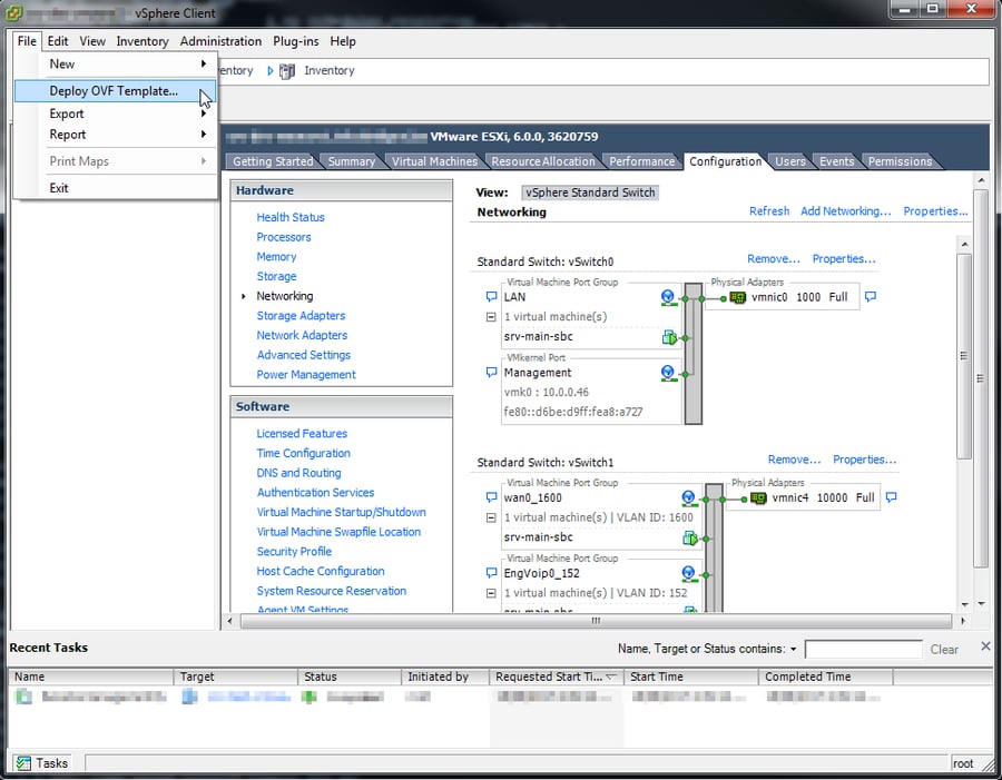 vmware upload