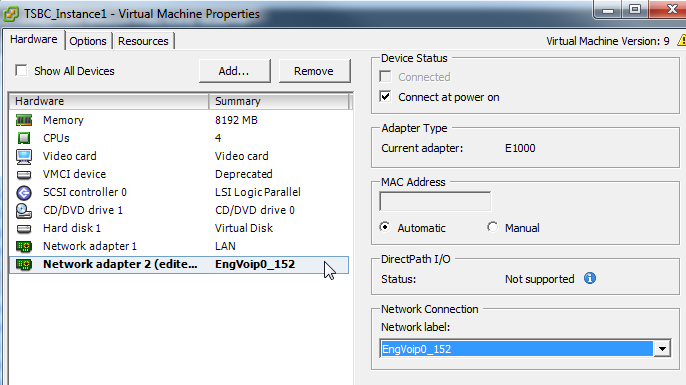 vmware network