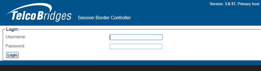 FreeSBC Login page