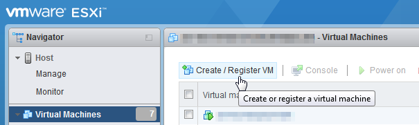 vmware web create