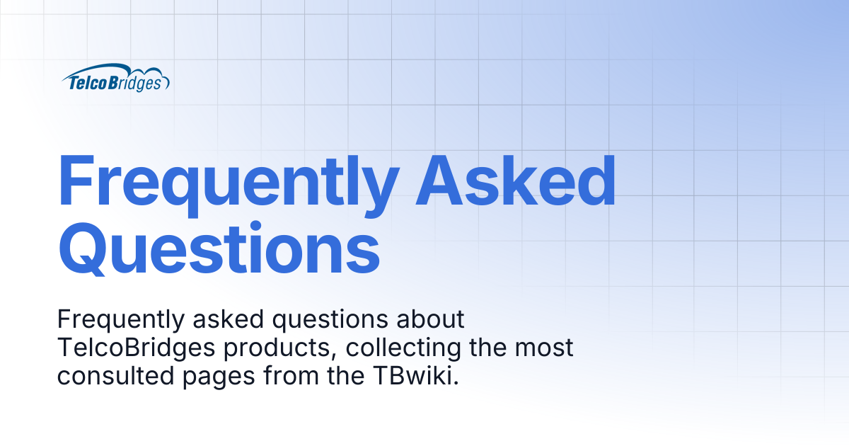 Frequently Asked Questions | ProSBC Documentation